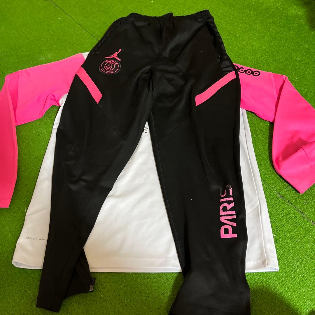 パリ・サンジェルマン トレーニングウェア ホワイト/ピンク
