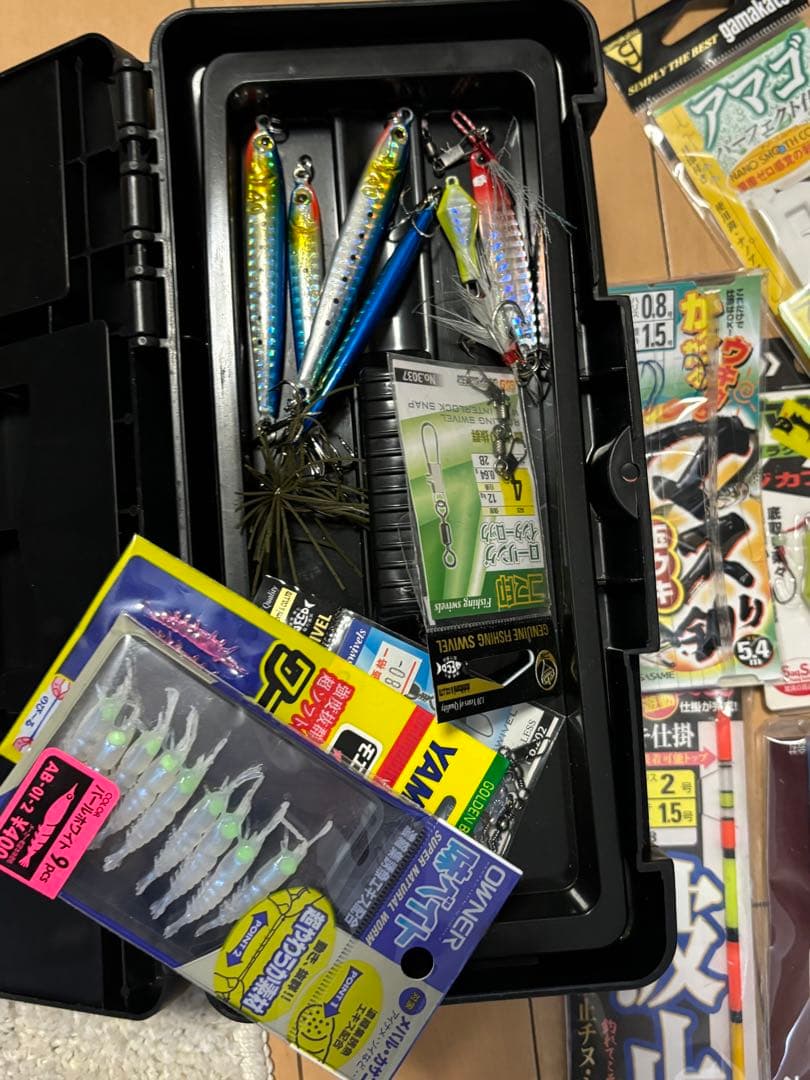 【釣りを始めたい方に】ルアーロッド、穴釣り用、リール、テンカラ、ルアー他のセット