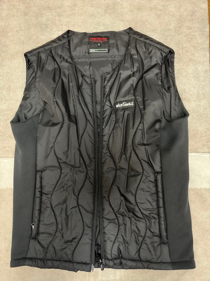 ビームスゴルフ×ワイルドシングデナリパーカ　電熱ベスト付　紺M