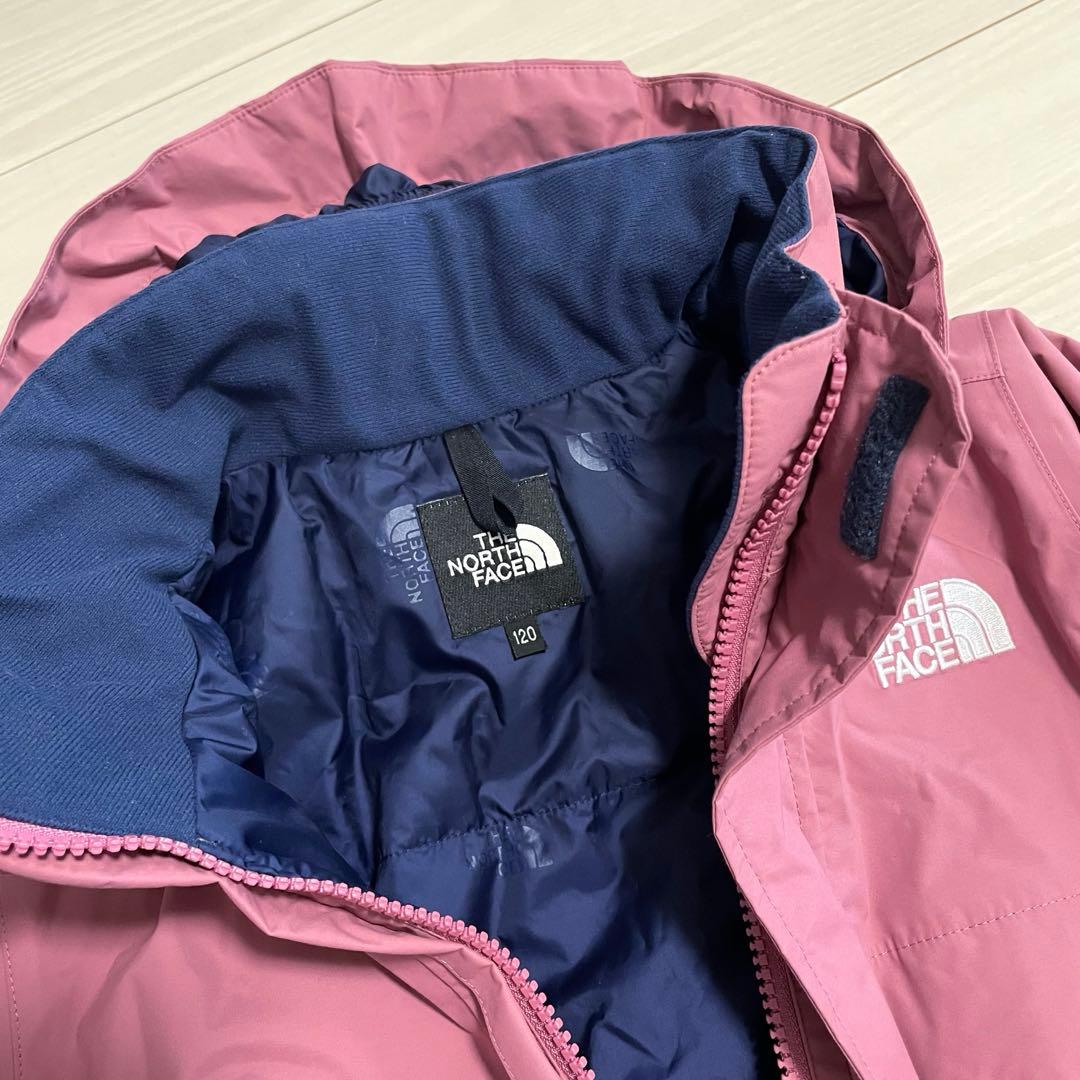 【値下げSALE】女の子 ノースフェイス スキーウェア120 雪遊び3点セット