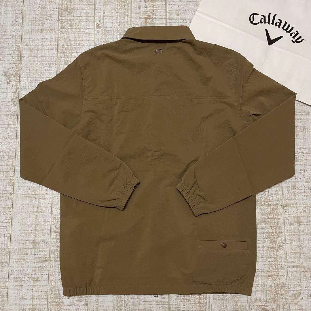 新品 キャロウェイ トラヴィスマシュー ブルゾン チビロゴ ベージュ XLサイズ