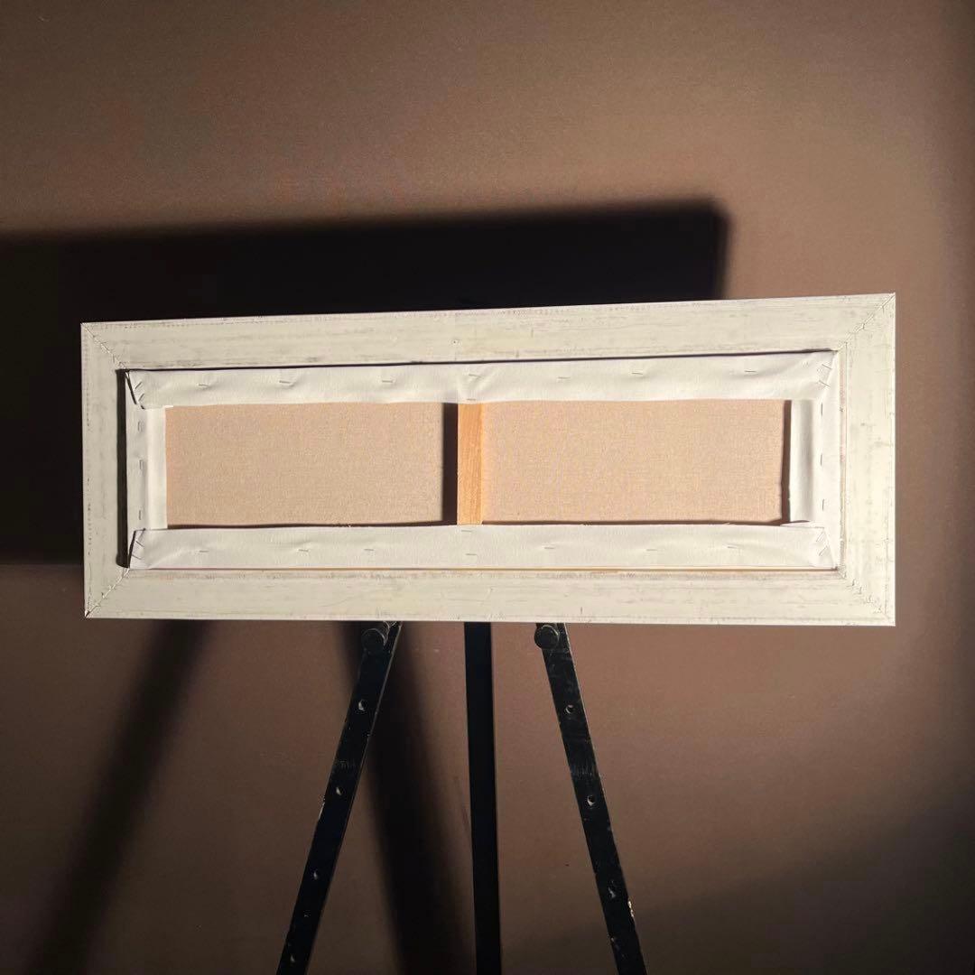 ★アサヒ★手書き油絵 花瓶の花 額付 他1点