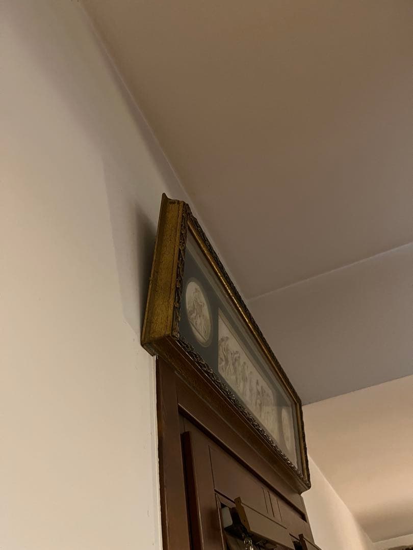 プ*ま様 アンティーク　西洋彫刻　壁掛け額縁装飾