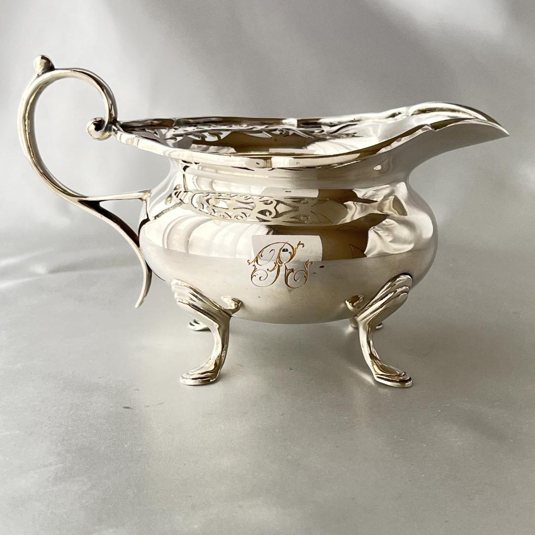 【 James Deakin】 透かしのティーセット 3点　ティーポット