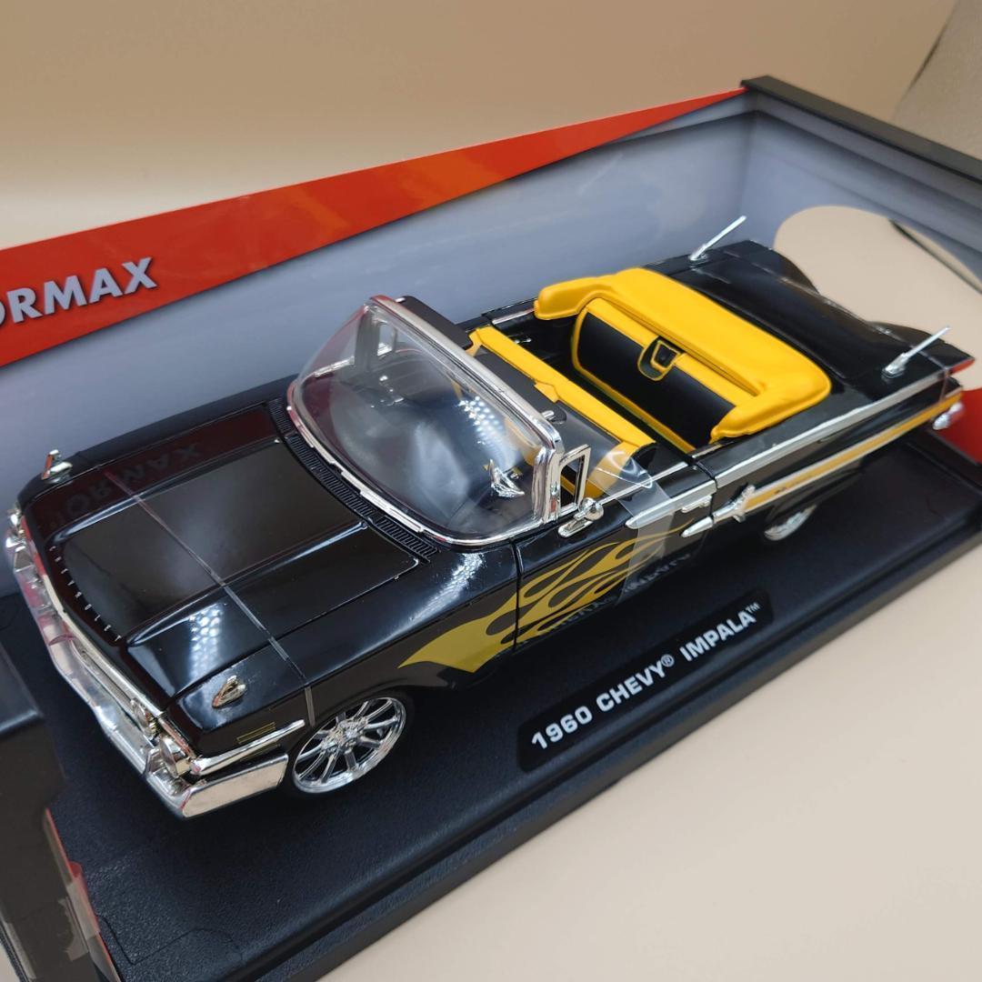1/18 シェビーインパラ 1960 ブラック/フレーム 1960 MM製