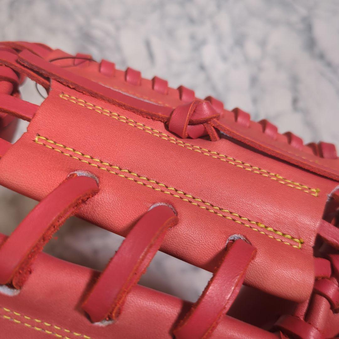 【未使用・タグ付き】アシックス　硬式野球用キャッチャーミット オレンジ