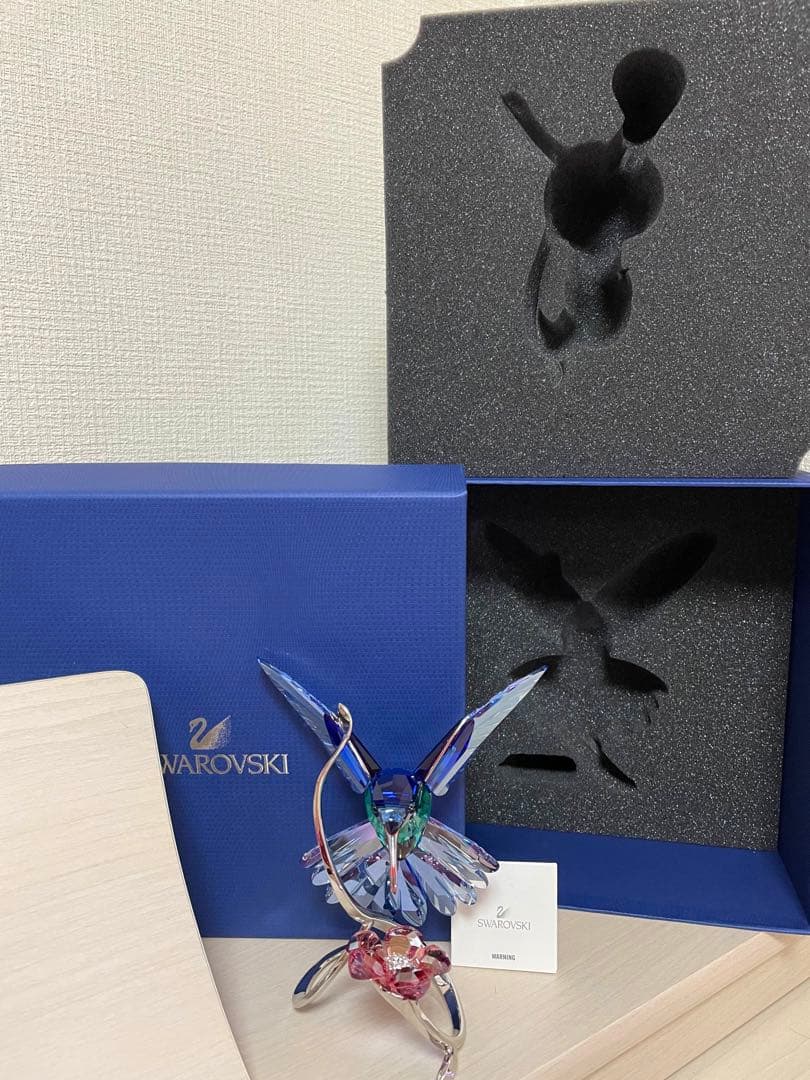 【正规品箱付】レアスワロスキー　ハチドリクリスタル