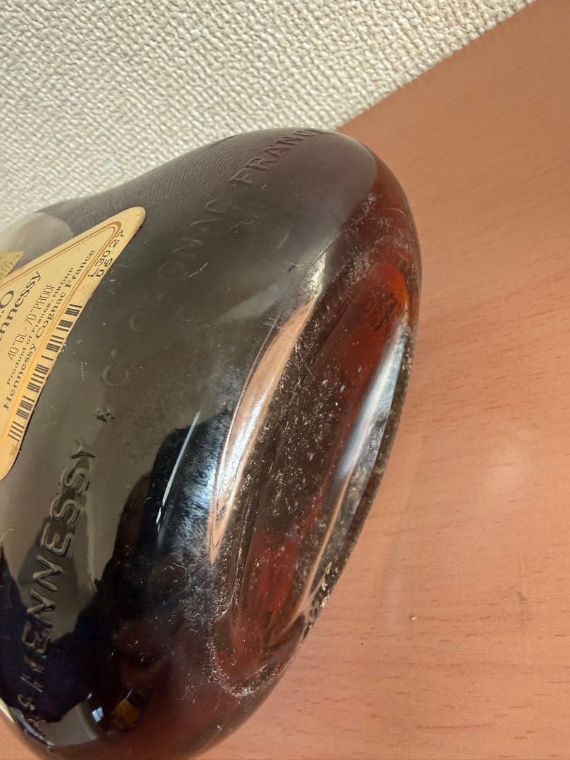 ヘネシーXO 金キャップ　クリアボトル　ブランデー　コニャック　　700ml