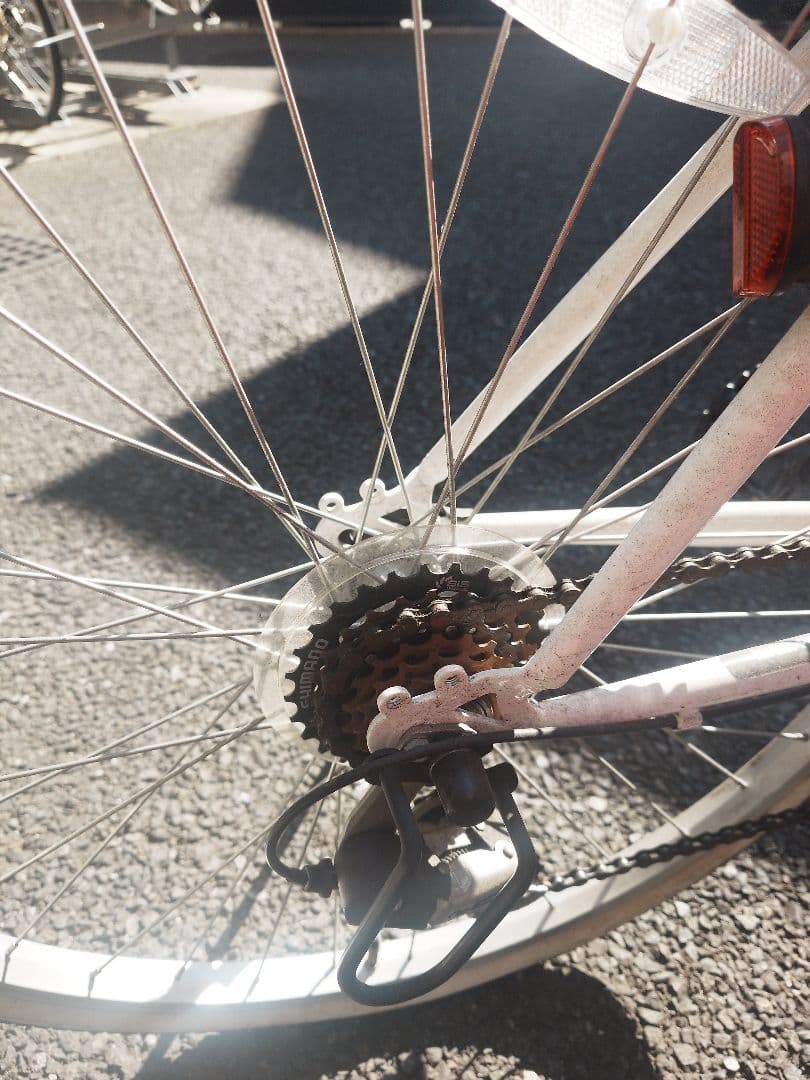 2/28迄出品　GRAPHIS クロスバイク ホワイト 700C