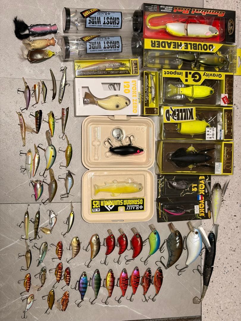 【ルアー・ワーム大量】デプス・レイドジャパン他【バス釣り引退セット】
