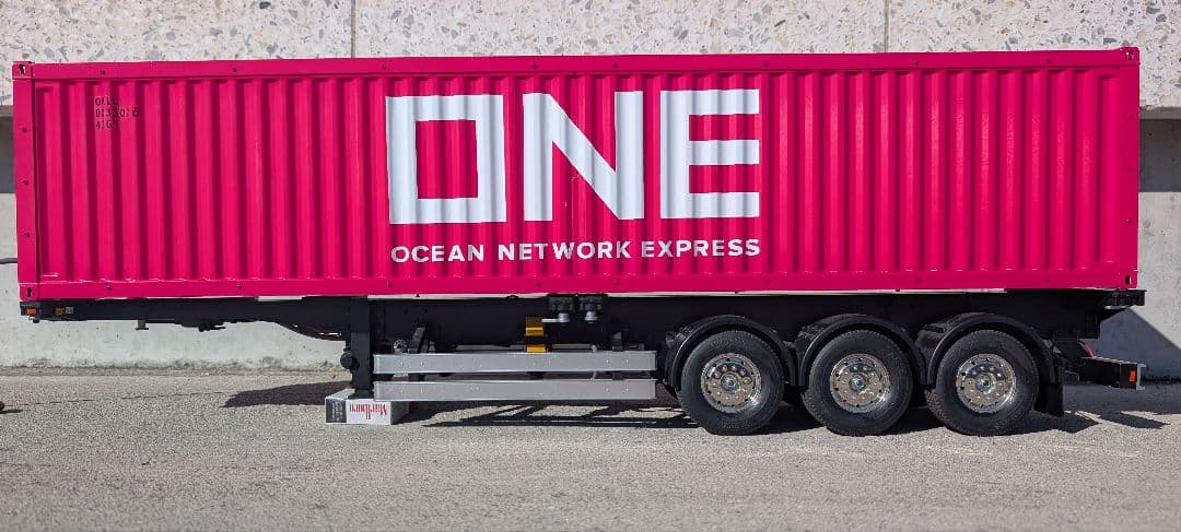 タミヤ 1/14 40フィート コンテナ トレーラー トラック　スカニア