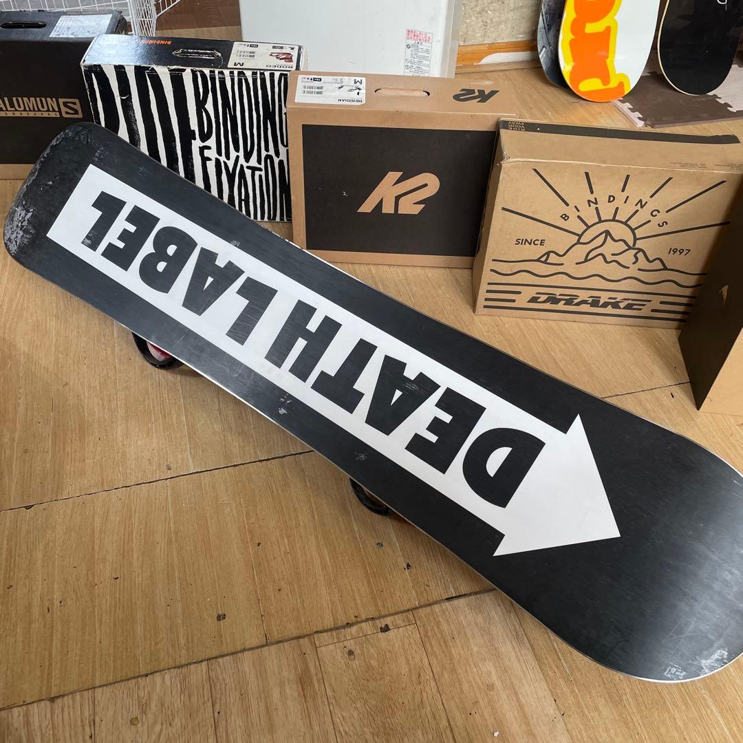 デスレーベル×ZUMA　グラトリ◎トラストガール　バイン付スノーボードセット