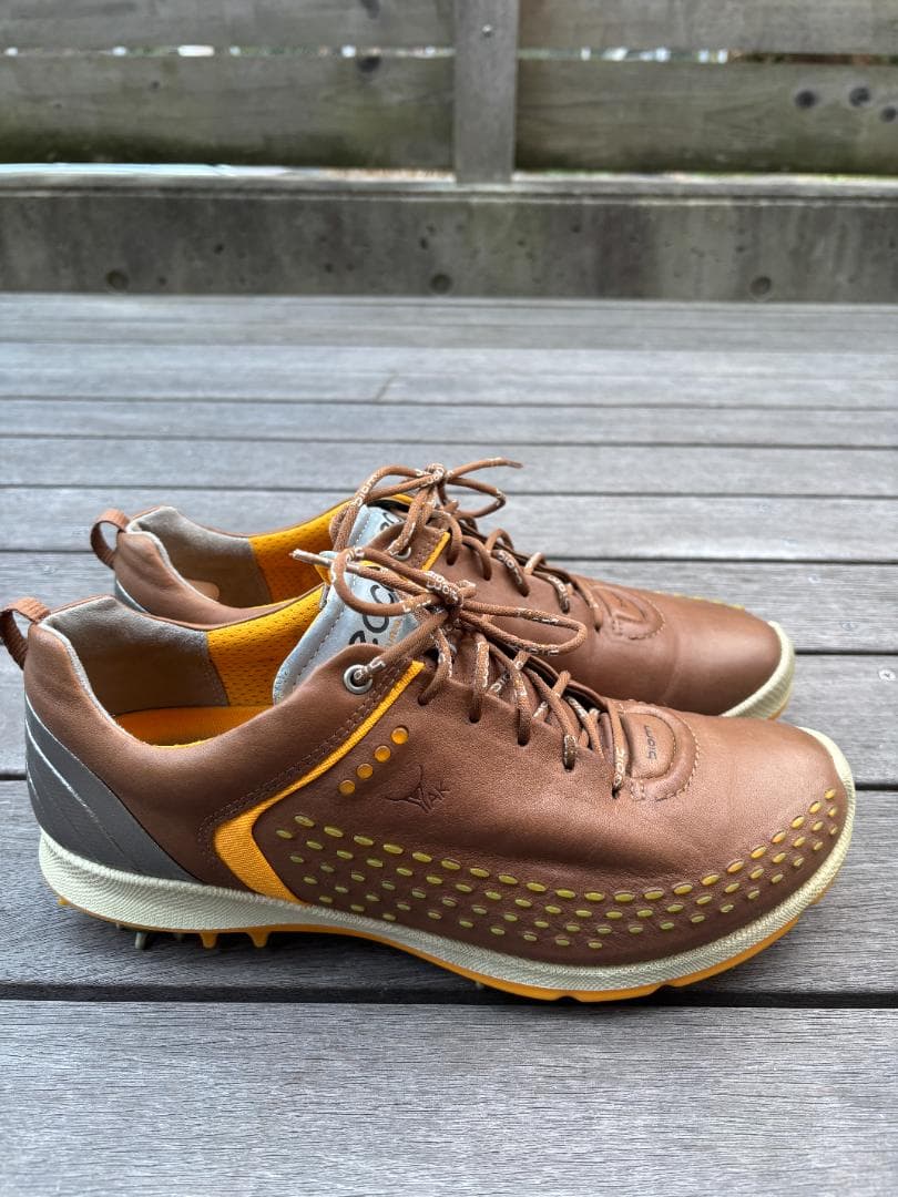 【高級】ECCO エコー ゴルフシューズ BIOM G2 ヤクレザー 43