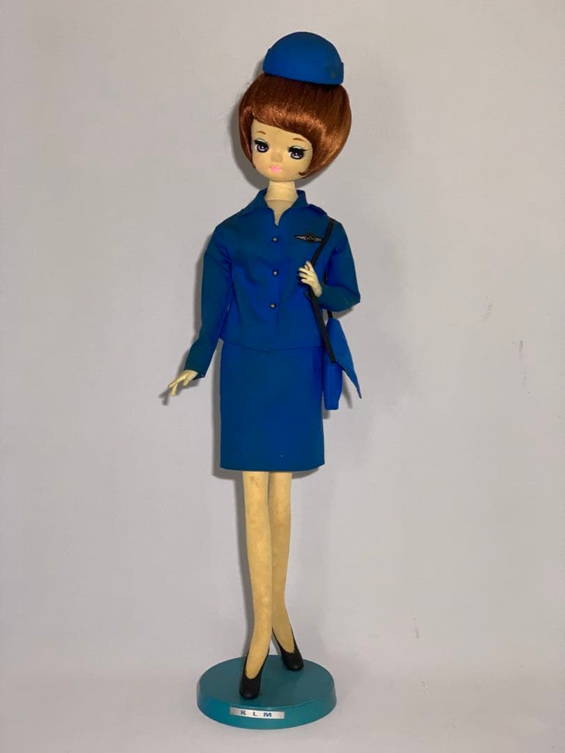 【希少】昭和レトロ　スチュワーデス人形　KLMオランダ航空