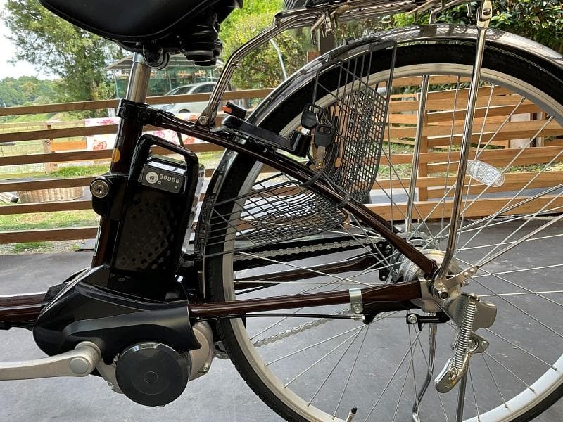 [直接引き取り限定]Panasonic 電動アシスト自転車 ブラウン