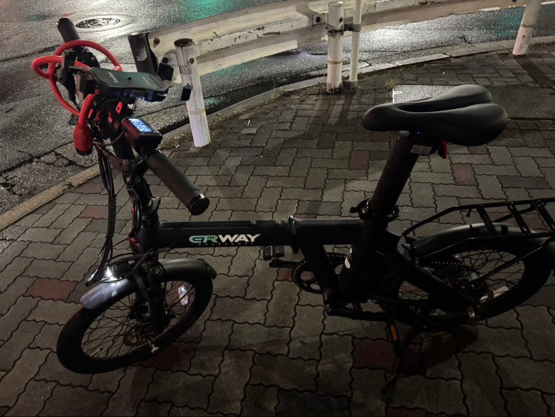 【美品】ERWAY-a02電動アシスト自転車 ブラック