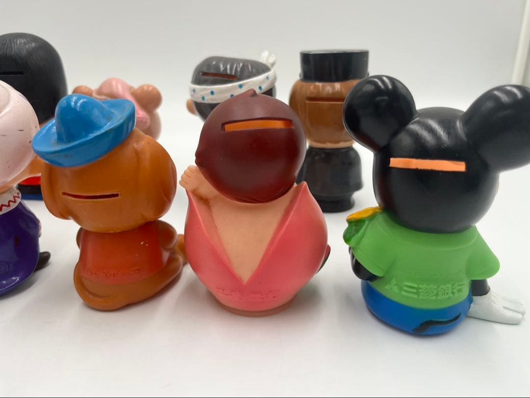 三井銀行　三菱銀行　富士銀行など　ソフビ　貯金箱