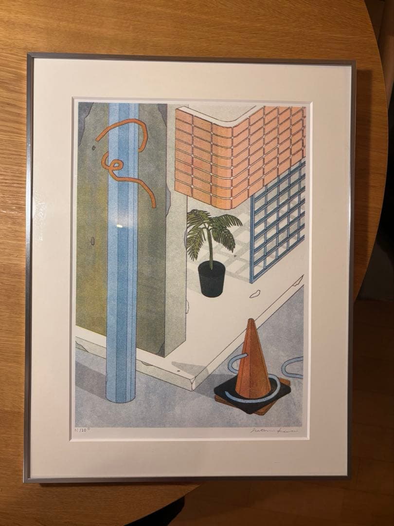 カチナツミ 額装 リソグラフポスター