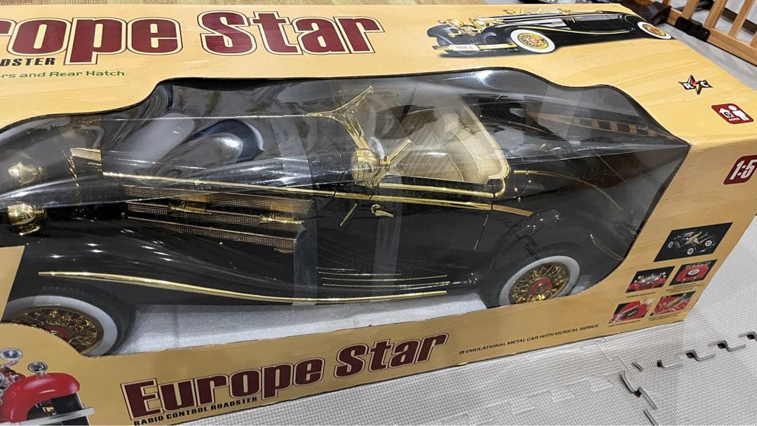 【未使用レア品】巨大ラジコン TOP RACE Europe Star ブラック