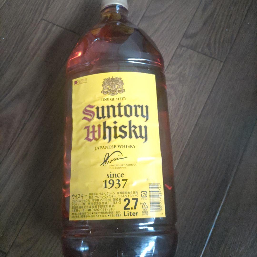サントリーウイスキー 2.7リットル　４本