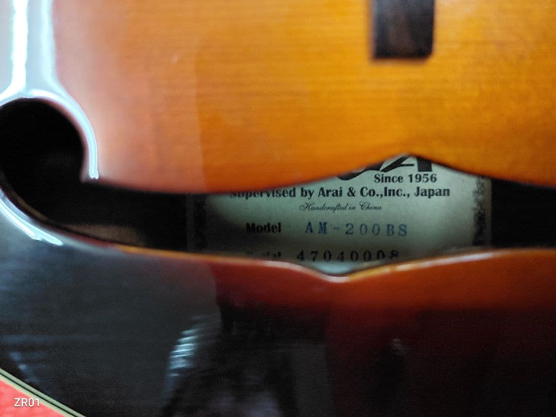 ARIA　サンバースト　マンドリン 本体　AM-200BS