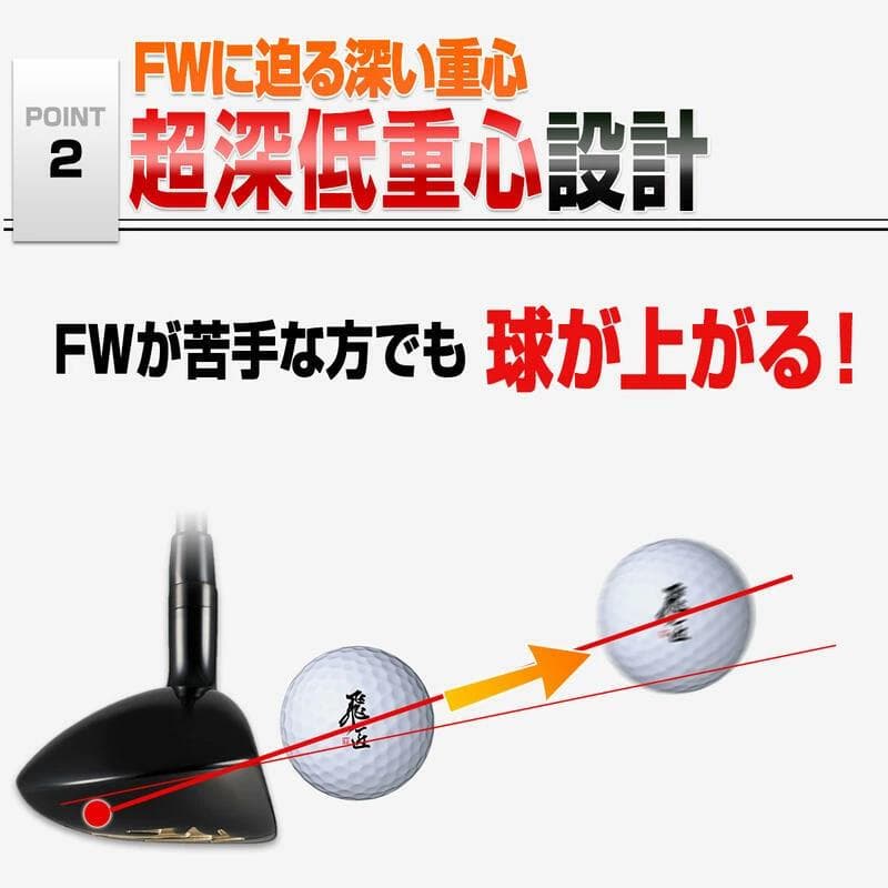 高反発加工【新品】 マキシマックス　強反発　UT2本セット 標準シャフト仕様