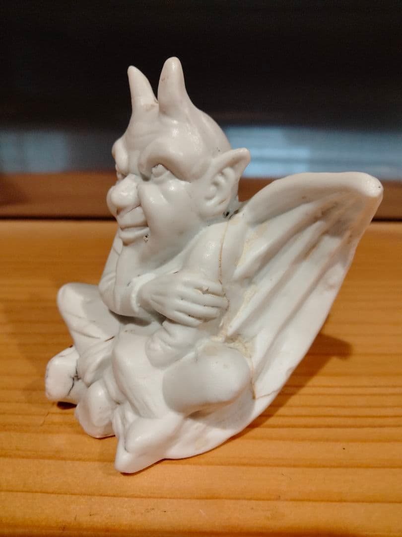 30s 40s レア ビンテージ デビル スカル マッチ ホルダー アンティーク