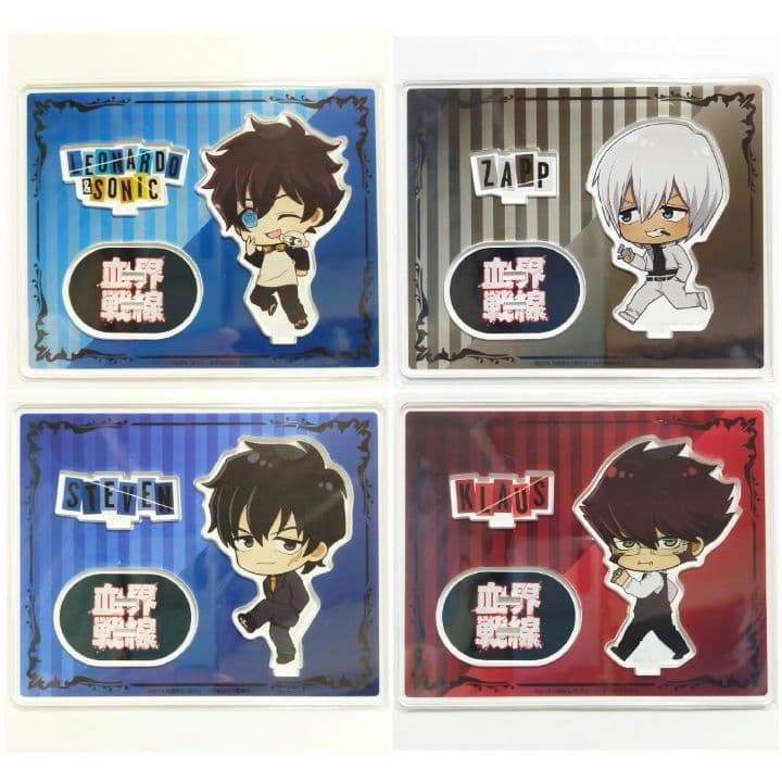 血界戦線 ちびキャラ アクリルスタンド レオ ザップ スティーブン クラウス