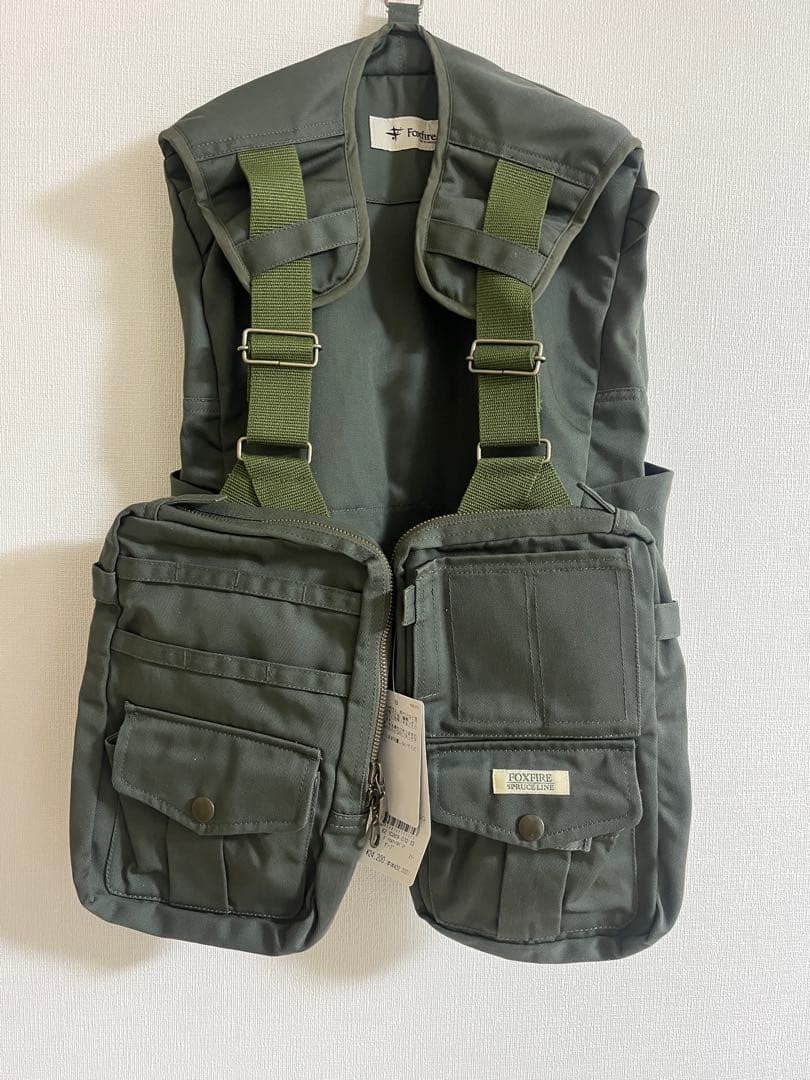 Foxfire フィッシングベスト オリーブグリーン