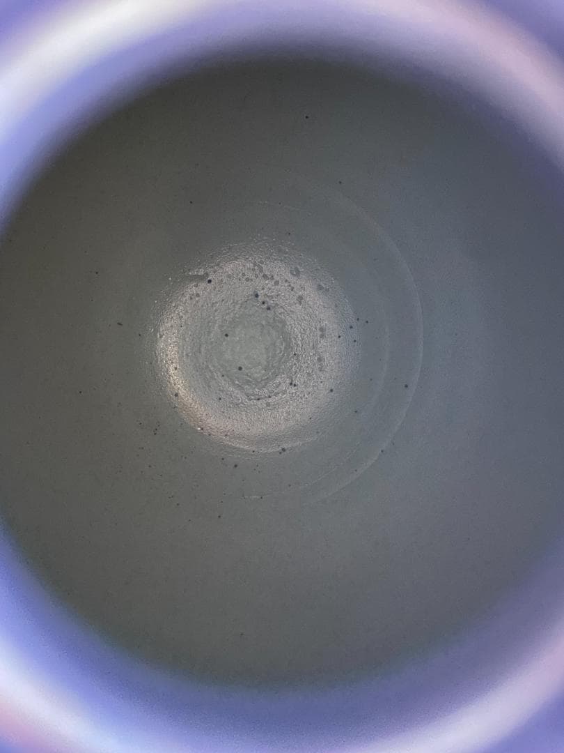 淡桜釉裏銀彩壷　中田一於