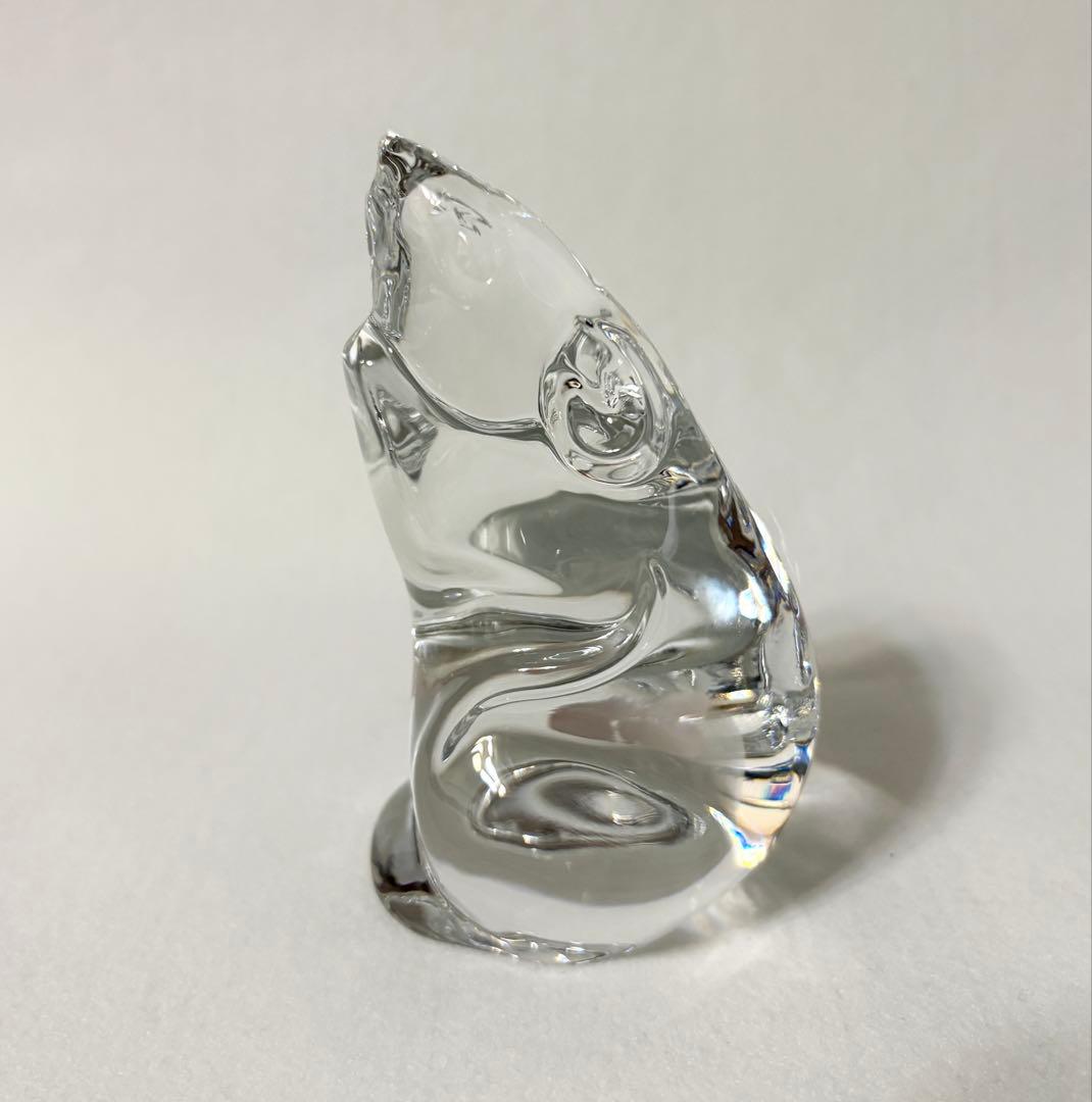 バカラ Baccarat 干支 ネズミ 鼠 子 クリスタル 置物 インテリア
