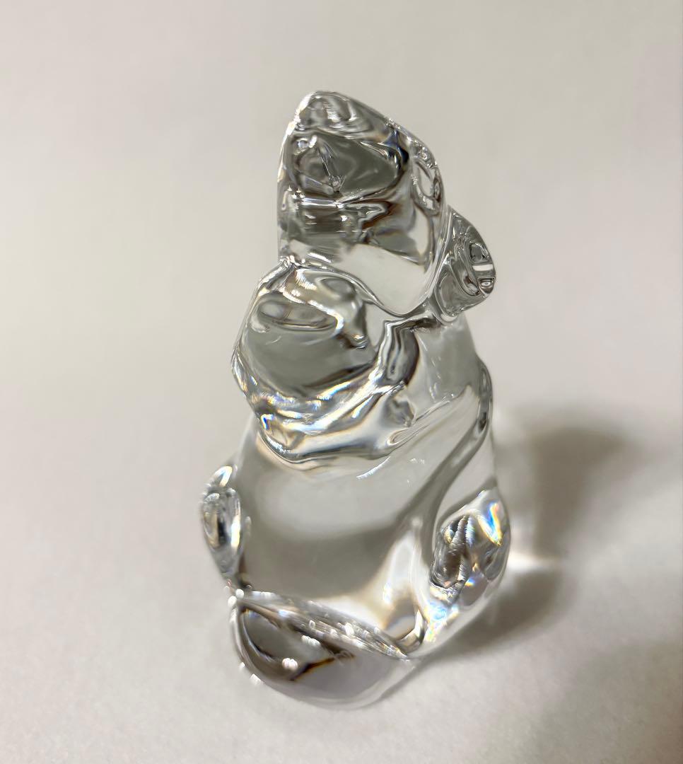 バカラ Baccarat 干支 ネズミ 鼠 子 クリスタル 置物 インテリア