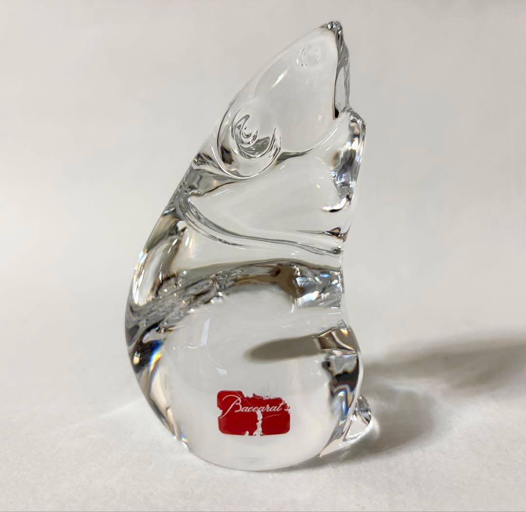 バカラ Baccarat 干支 ネズミ 鼠 子 クリスタル 置物 インテリア