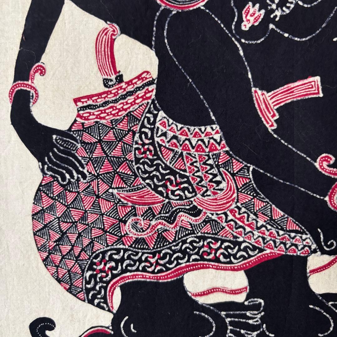 バティック　トゥリス　タペストリー　インドネシア　ラーマヤナ