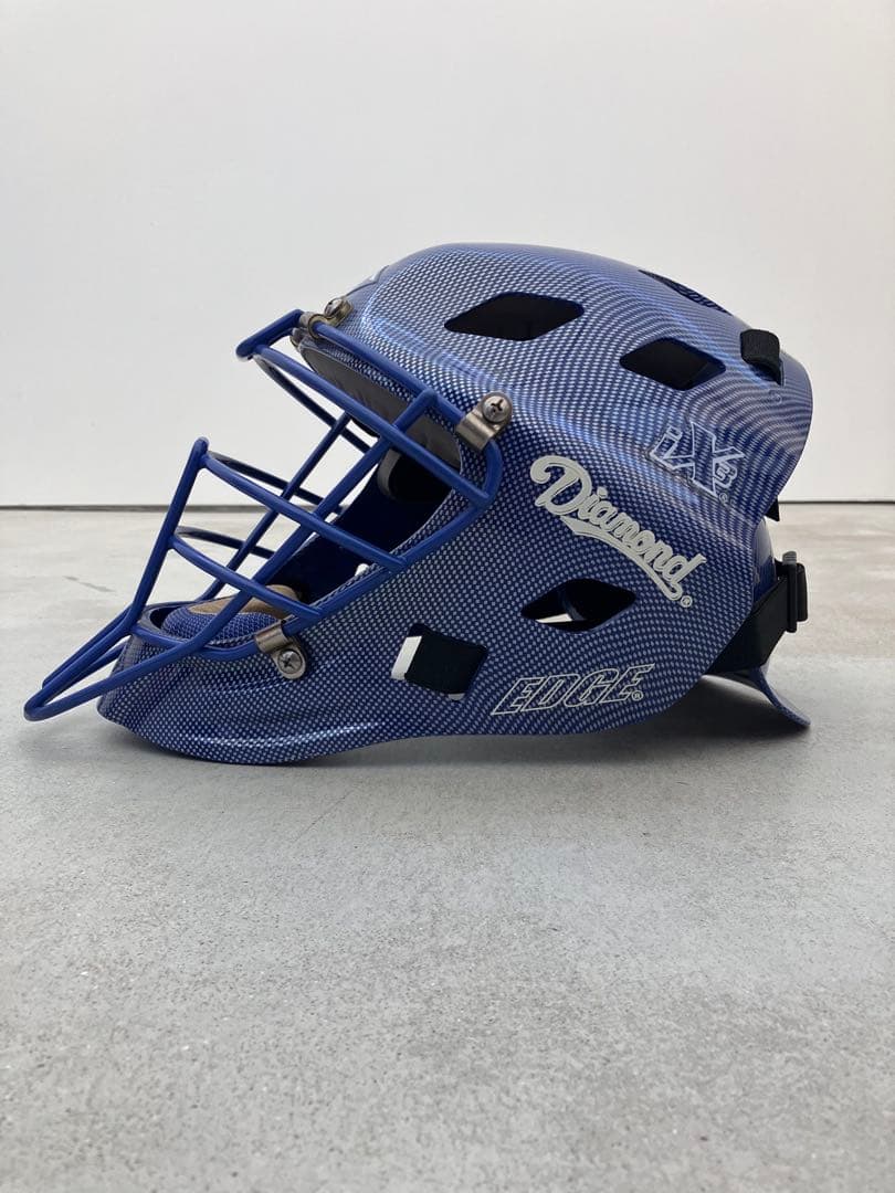 キャッチャーマスク 青 Diamond EDGE