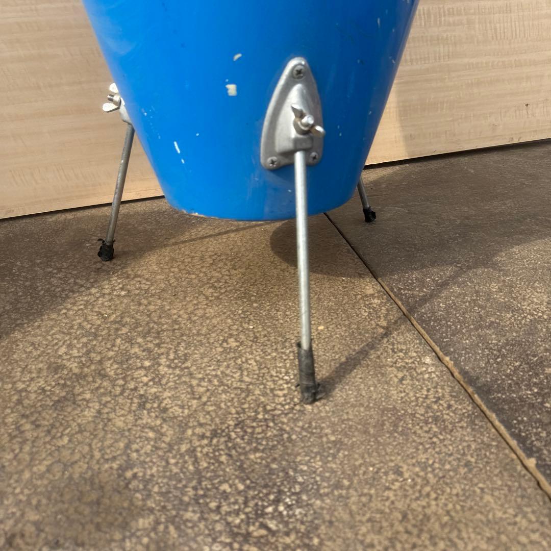 Pearl コンガ 青 Evansヘッド スタンド付属