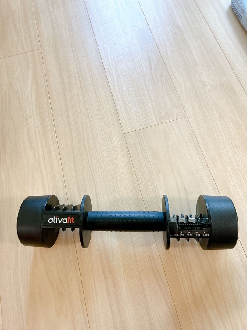 可変式ダンベル 12.5kg 2個セット ativa fit