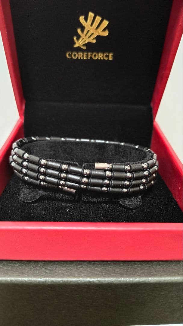COREFORCE ブラックビーズブレスレット70 [正規品]