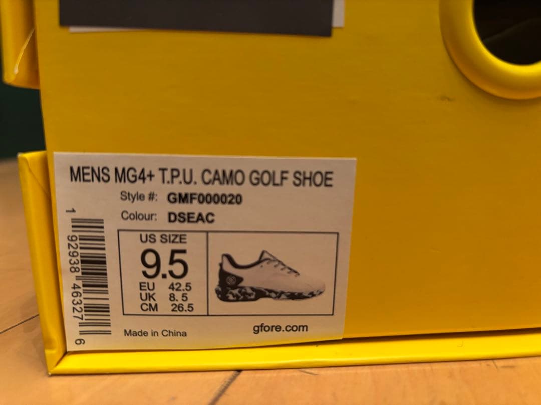G/FOREジーフォアMG+PLUS ゴルフシューズ ホワイト　値下げ交渉可能