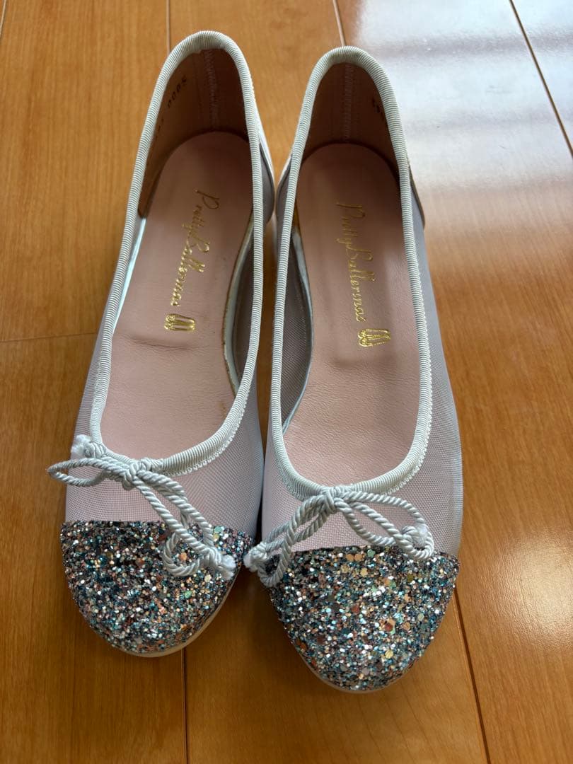 【新品未使用】プリティバレリーナ　バレエシューズ　サイズ23㎝　22.5㎝