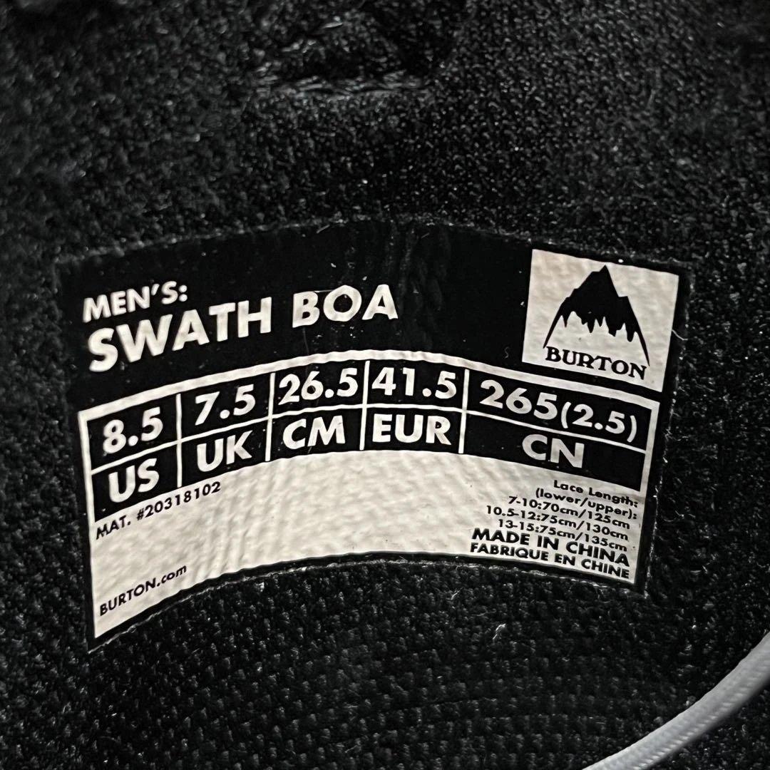 【美品】BURTON SWATH BOA 26.5cm バートン　スワス ボア