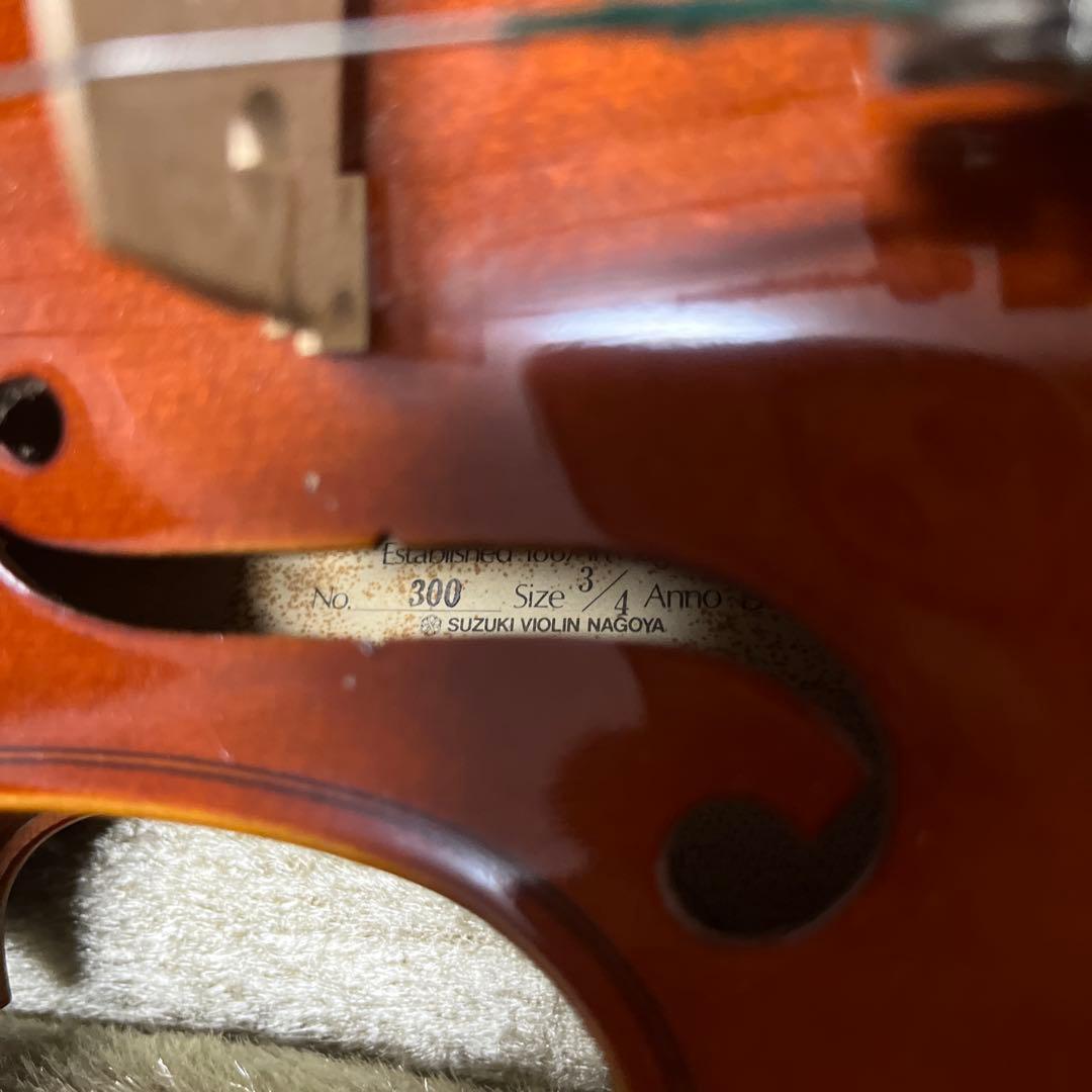 ぱ*た様 SUZUKI スズキ バイオリン NO300 3/4 anno 198