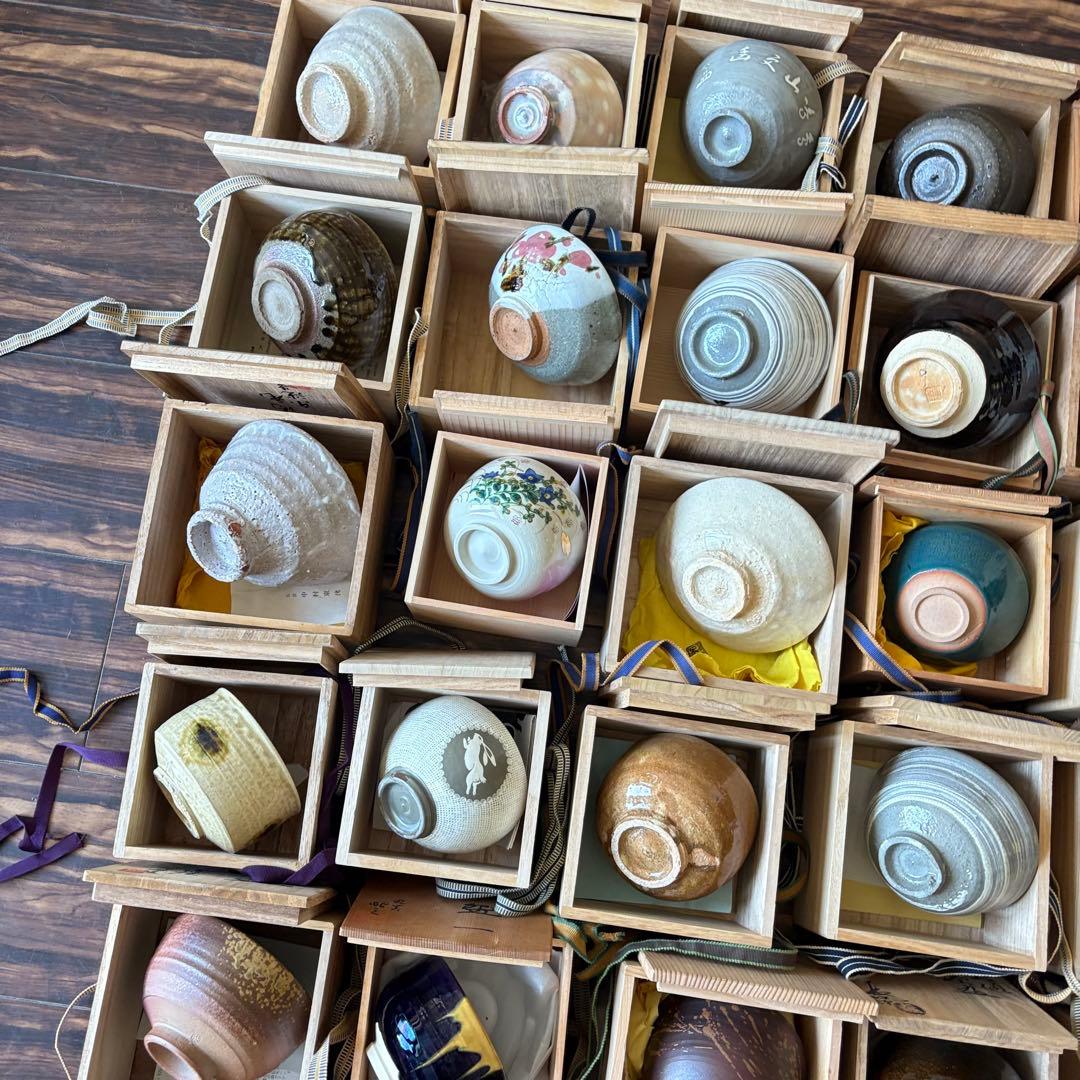 茶碗 抹茶碗 36点 茶道具 色絵 いろいろ まとめて