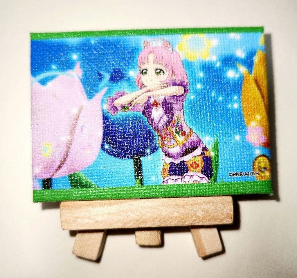 アイカツ キャンバスボードミニ ポストカード 大衣装展