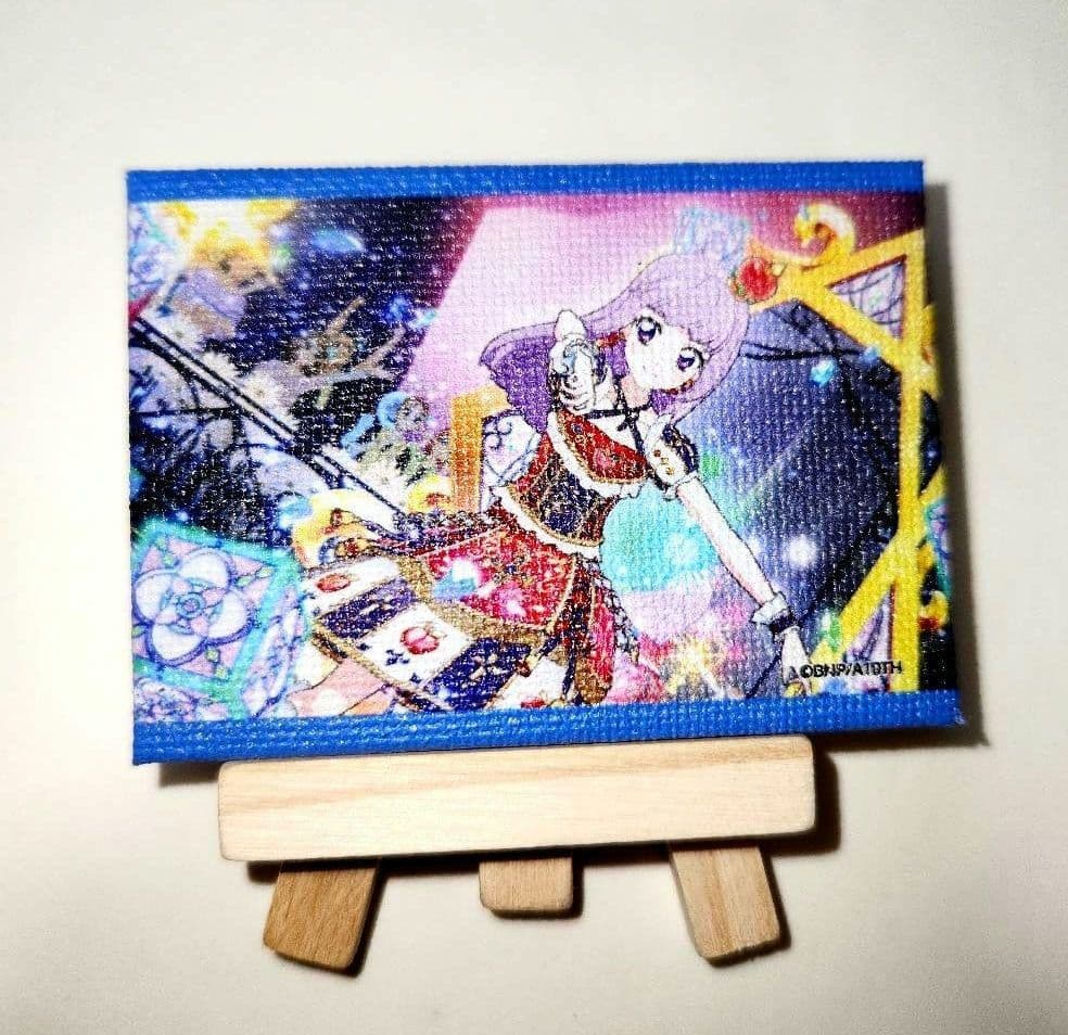 アイカツ キャンバスボードミニ ポストカード 大衣装展
