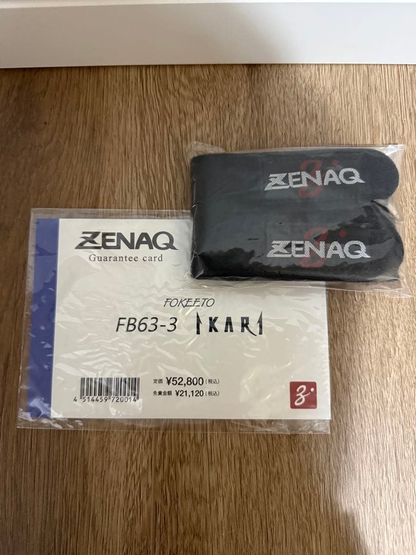 新品　ゼナック　ZENQ フォキートイカリ　FB63-3