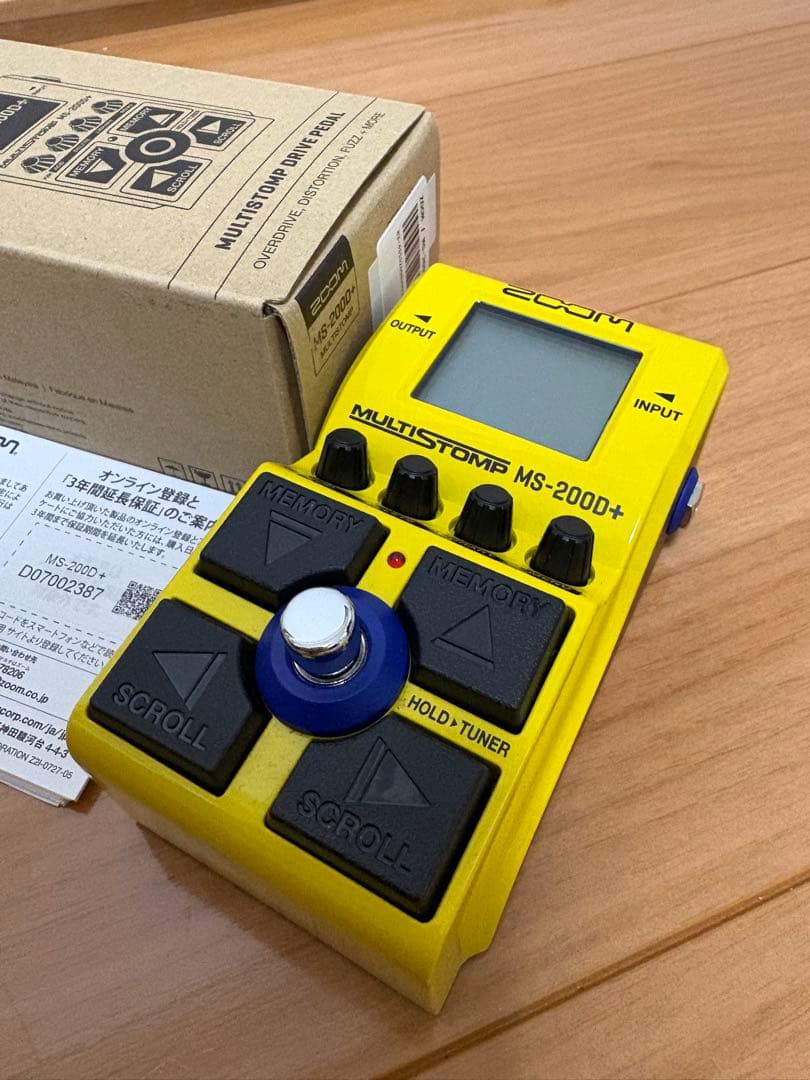 ZOOM MS-200D+ 200種のドライブ搭載