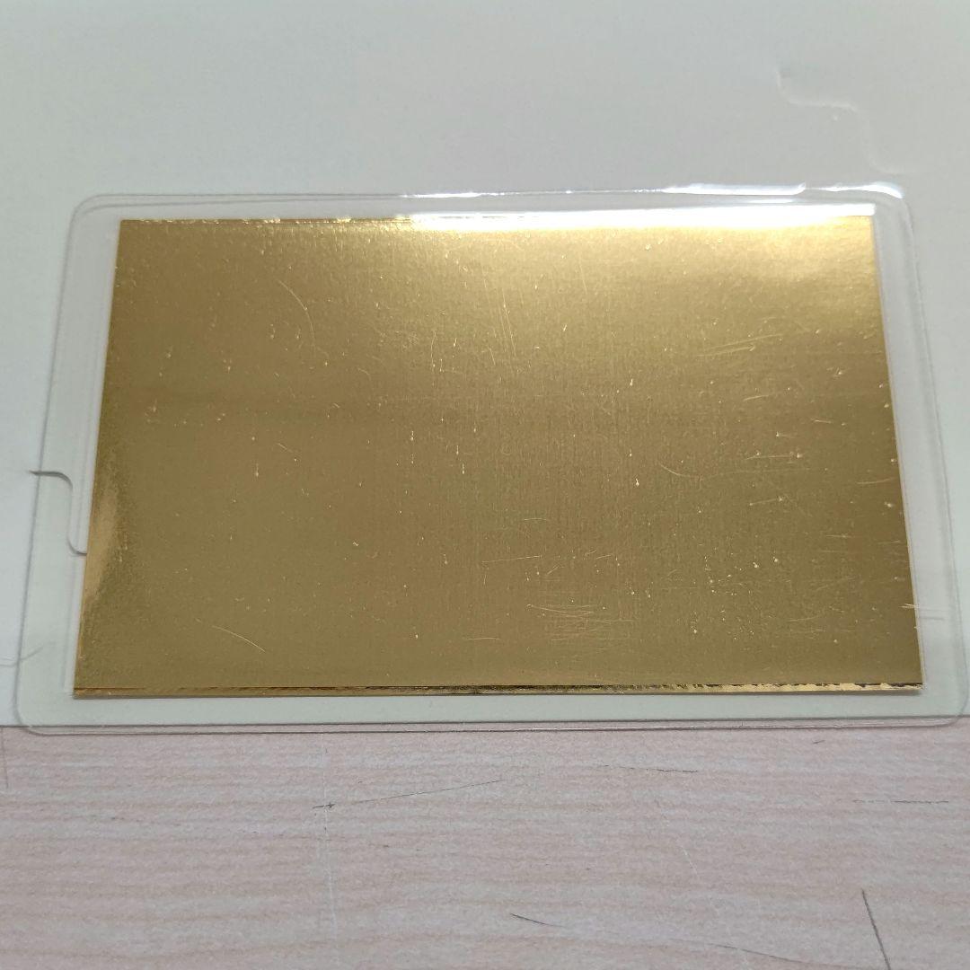 ★未使用★ 徳力本店 純金干支カード 純金1g 丑 ラミネートフィルム付き