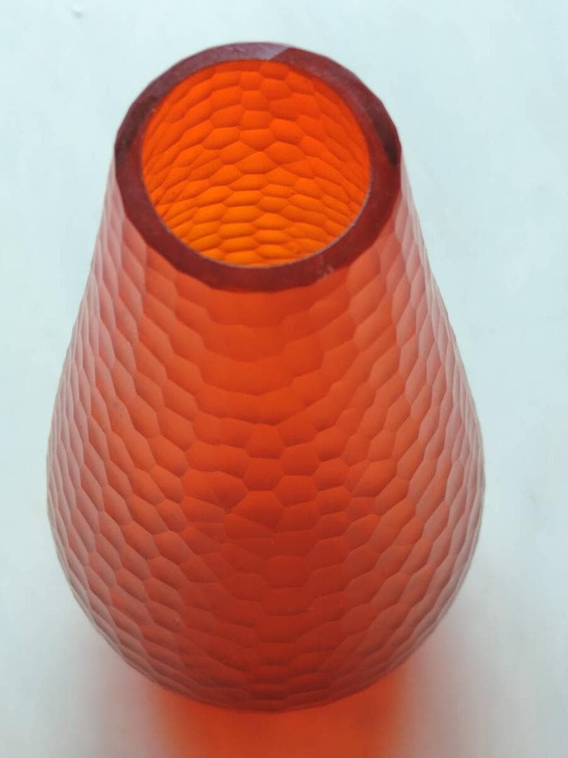 ベネチアガラス OMGバットゥ‐ト BATTUTO 技法 吹き花瓶