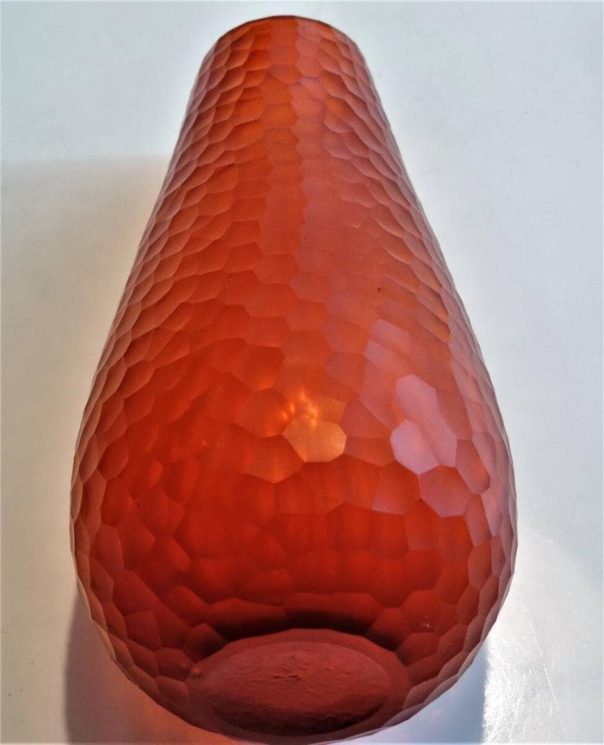 ベネチアガラス OMGバットゥ‐ト BATTUTO 技法 吹き花瓶